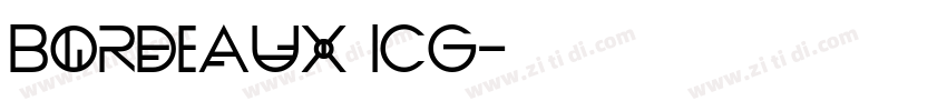 Bordeaux ICG字体转换